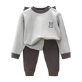 children's velvet suit autumn and winter new home clothing boys' autumn clothes and autumn pants sui