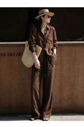 Spring-Summer Old Money Retro Sun-Protection Shirt 2-Piece Set