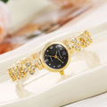 2025 New Quartz Bracelet Watch Fashionable Western Southeast Asia Cross-Border Bestseller Rhinestone Round Dial