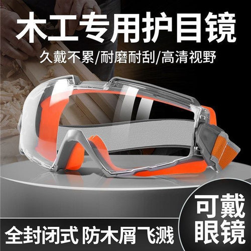 Industrial Safety Goggles - Sawdust Splash Resistant
