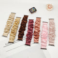 Amazon Crystal Satin Plain Band Large Cord Hair Tie Fits Apple iWatch Apple Watch Band