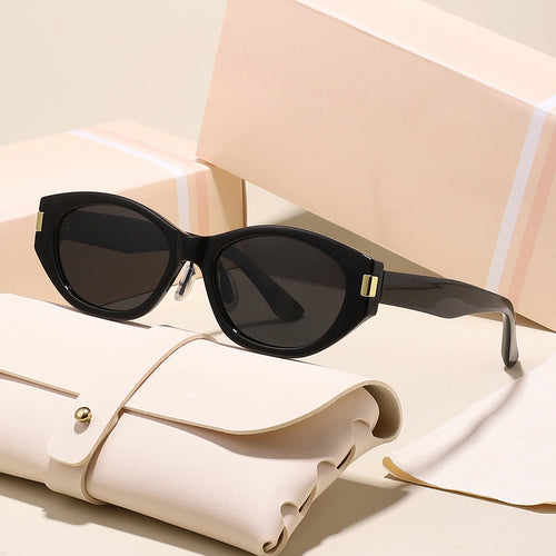 Fashionable Cat-Eye TR Women Sunglasses Premium UV-Proof Sunglasses Men Driving Inner Blue Coating Fashionable Sunglasses