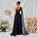 Women's Sequin Tulle Evening Gown Party