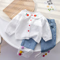 Girls' Korean Style Shirt - Spring/Fall Baby Top