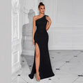 Women's One-Shoulder Premium Evening Gown