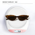 Fine Long Cat-Eye Men 2025 New Fashionable Western Sunglasses Influencer Slender Women Sunglasses Premium