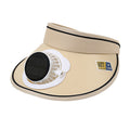 adult hat with fan, women's solar fan hat, charging dual-purpose sunshade, empty top, large brim, ko