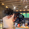 TikTok Style Light Luxury Sunglasses Sun-Proof Bare Face Influencer Glasses Women Sunglasses Premium Fashionable Trendy Street Snap Sunglasses