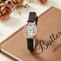 2026 French Classic La Horse Retro Oval Round Small Dial Steel Band Watch Women Light Luxury Premium Watch Wholesale