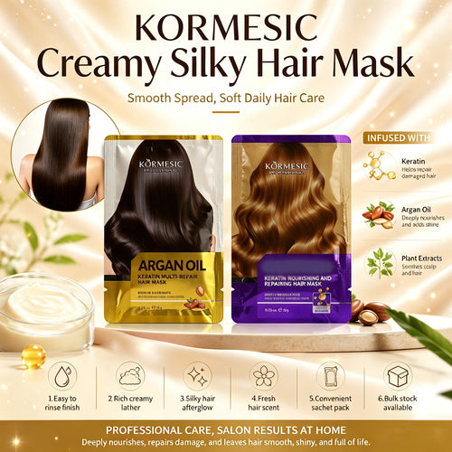 ·跨境KORMESIC全英文滋养护理角蛋白发膜Hair mask外贸厂家批发