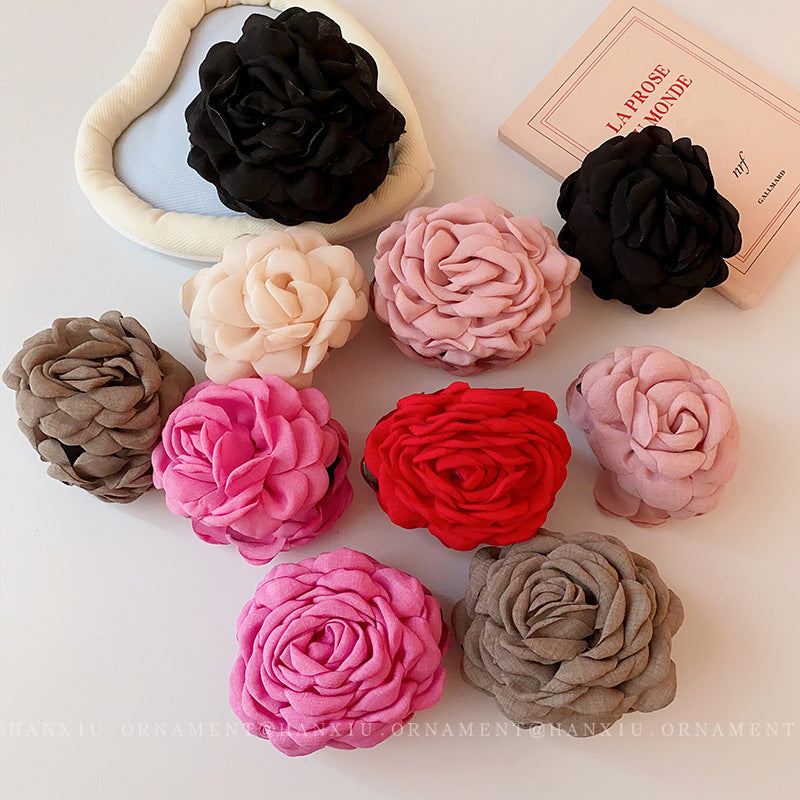 Caro Rose Flower Hair Claw Clip - view 3