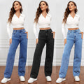 Summer Casual High Waist Wide Leg Pants