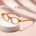 Retro Oval Round Book Nerd Presbyopia Glasses Overseas Western Premium Fashionable Older Adults One Single Vision Reading Glasses