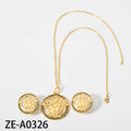 EU/US Import Necklace Trendy Personality Hip-Hop Fall Sky Portrait Pendant INS Necklace Earrings Set In Stock Set