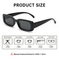 Square Leopard Full-Frame Sunglasses 2025 New Overseas Women Retro Classic Sunglasses Versatile Simple Sunglasses