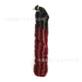 wig french long curly hair loose wave crochet hair single tube large curl spiral curl 24inch