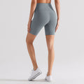 brushed five-point lulu yoga pants for women without embarrassing lines, high-waisted outdoor cyclin