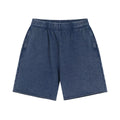 ARTIE Men's Western Retro 420G Batik Distressed Washed Shorts