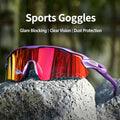 HD Riding Windproof Goggles Pro Sports UV-Proof Outdoor Glasses Marathon Hiking Sunglasses