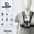 Chest mobile phone holder, outdoor fishing lure riding, vlog shooting, sports camera, live streaming equipment
