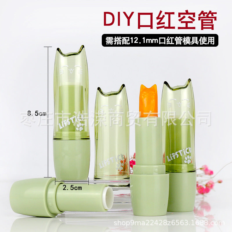 DIY Lipstick Tube Kit - Cute Cartoon Empty Tubes for Custom Lip Balm