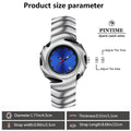 PINTIME / Item Time y2k Unique-Shaped Personality Creative Blade Retro Watch Men ins Niche Design Quartz Watch