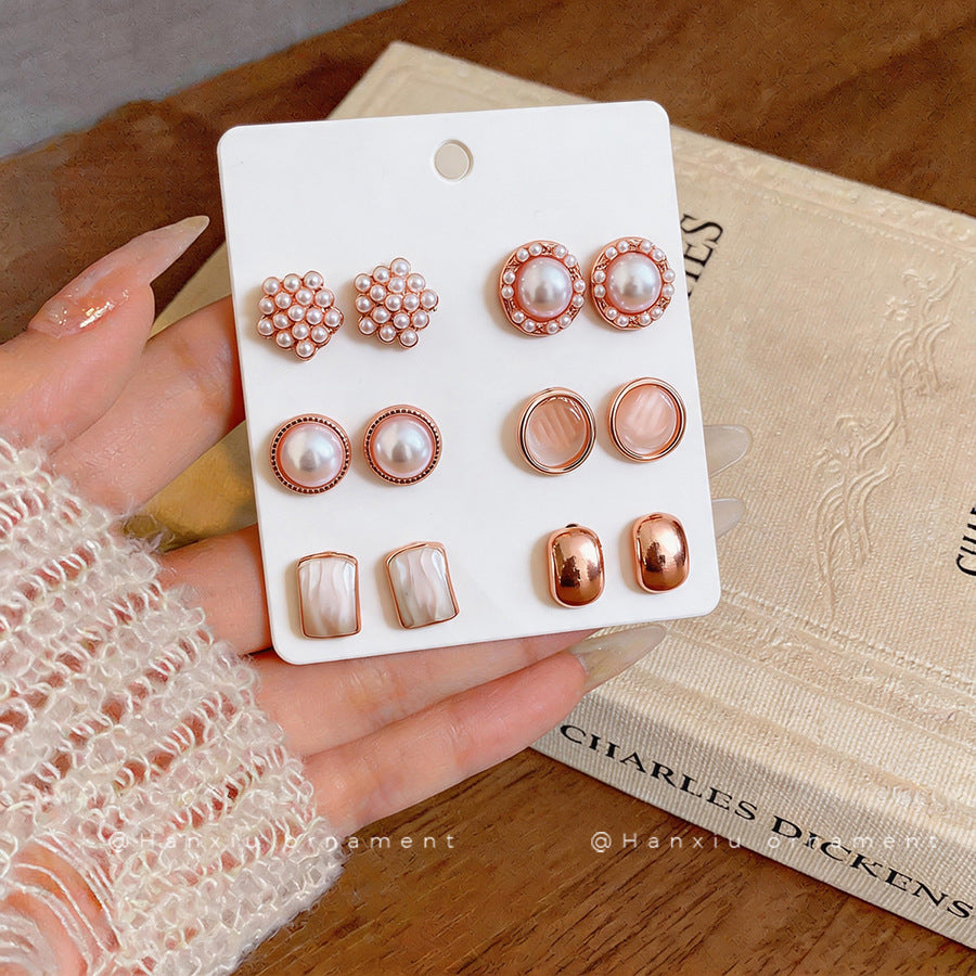 Freshwater Pearl Minimalist Stud Earrings - view 4