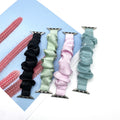 Summer New Fits Apple watch Apple Band Narrow Edge Solid Glossy Light Silk Hair Tie Band