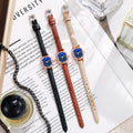 2026 Retro Watch Women Elegant Fashionable Elegant Wine Barrel Shape Quartz Ladies Watch Elegant Artsy Trendy