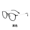 Beesfen New L9109Y Ultra-Light Feather Titanium Oval Round Glasses Frame Can Fit Myopia Count Women Bare Face Frame