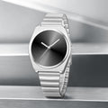 Fashionable Casual Trendy Watch Men Versatile Minimalist Breeze Stylish Glow Waterproof Couples Steel Band Quartz Watch