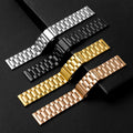 Fits Apple iWatch Watch Band 3 Bead Solid Heart Stainless AppleWatch Summer Metal Unisex Summer