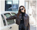 Fall Korean Retro Lapel Collar Fitted Cropped Jacket