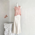 Women's New Chinese Designer Petite Vest + Skirt 2-Piece Set 2026 - As Pictured