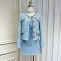Fall Chanel-Style Versatile Beaded Sequin Top Set