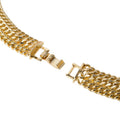 Western New Retro Pair Spliced 18K Thick Twist Necklace Bracelet Set Women ins Accessory Wholesale