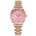 Cypress Reach Eggplant New Waterproof Date Ladies Watch Women Student Steel Band Korean TikTok AliExpress Drop Ship