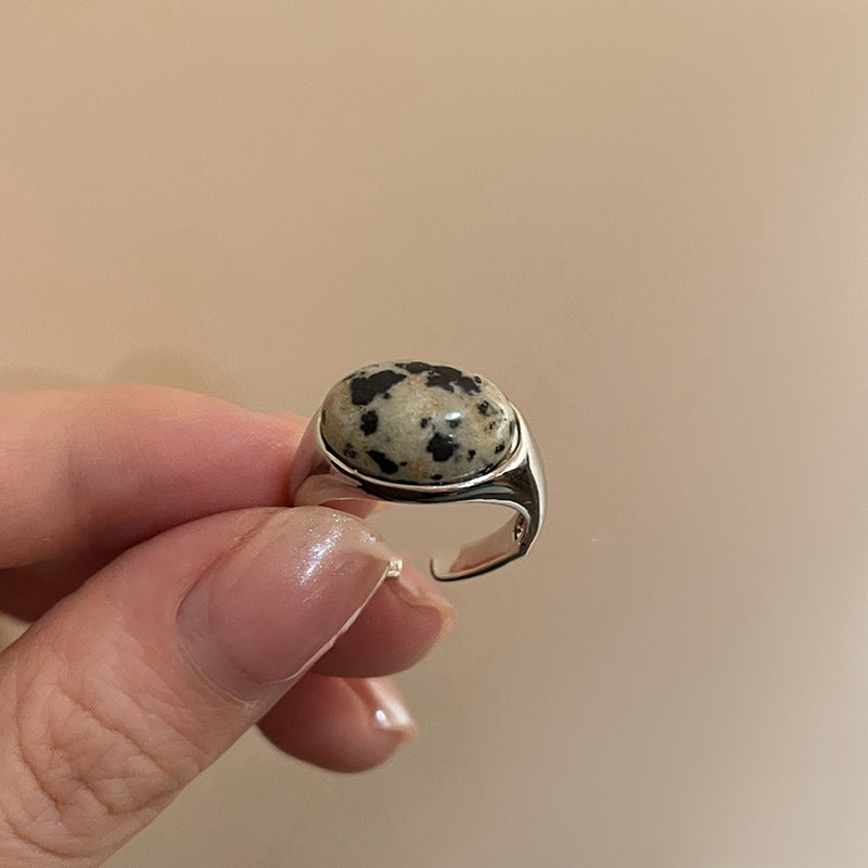 Minimalist Silver-Tone Open Ring - view 12