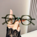 Anti-Blue-Light Reading Glasses Masculine Pose-Worthy Artistic Square Frame Elderly Trendy Personality Women Reading Glasses Women Retro