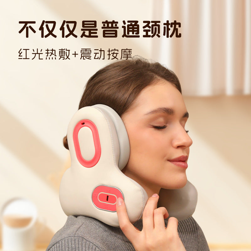 ANC Neck Massager - Heat Therapy with Bluetooth U-Pillow