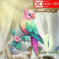 Hot selling beautiful bird acrylic living room courtyard pendant holiday scene decoration pendant gift