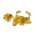 Middle East Gold Keep Color Copper Gold Plated DIY Petal Multi-Layer Petal Half Multi-Bangle Ring Set Overseas Bead Gem