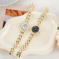 2025 Cross-Border New Watch Supply Export Women Round Small Dial Fashionable Quartz Women Bracelet Watch
