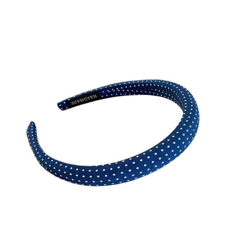 Korean Polka Dot Fabric Headband - view 5