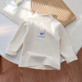 Girls' Rabbit Print Fleece Knit Base Layer T-Shirt - Winter