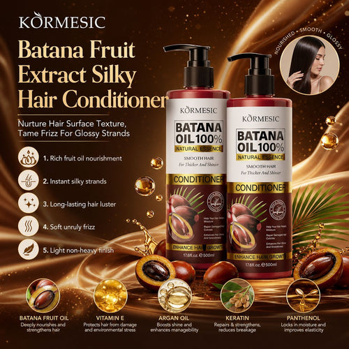 跨境KORMESIC巴塔纳洗发水shampoo洗护四件套外贸厂家现货批发