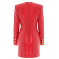 Women's Retro Plaid Fitted Jacket 2026 | Trendy Jacket - Red