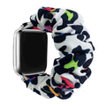 Custom Fits apple watch Band S87 Cross-Border Hit Stretch Hair Tie Printed Leopard Apple Band