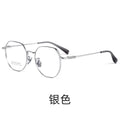 Beesfen 87006 Polygon Pure Titanium Frame Men Retro Multi-Edge Titanium Frame Glasses Frame Cinnabar Sun Glasses Wholesale