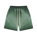 ARTIE Men's Summer Retro Washed Distressed Batik Faded Shorts